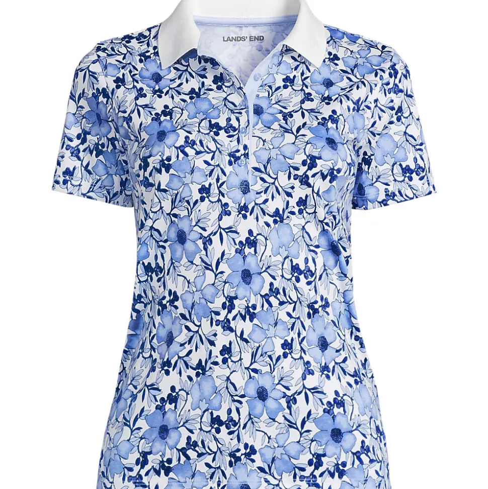 Supima-Poloshirt für Damen