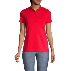 Supima-Poloshirt für Damen