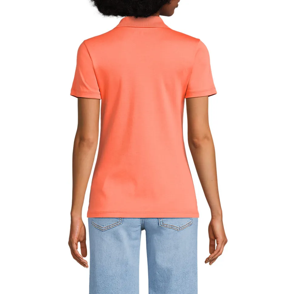 Supima-Poloshirt für Damen