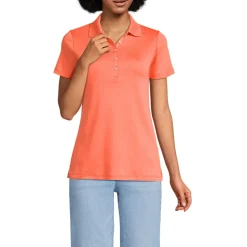 Supima-Poloshirt für Damen