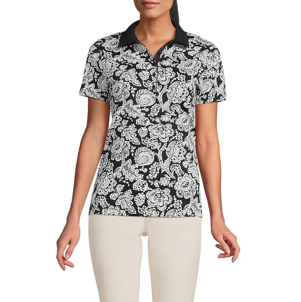 Supima-Poloshirt für Damen