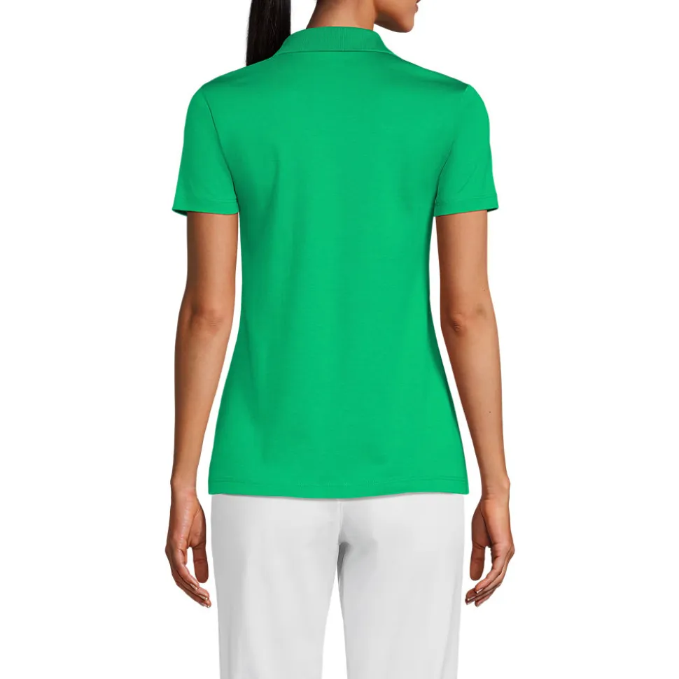 Supima-Poloshirt für Damen