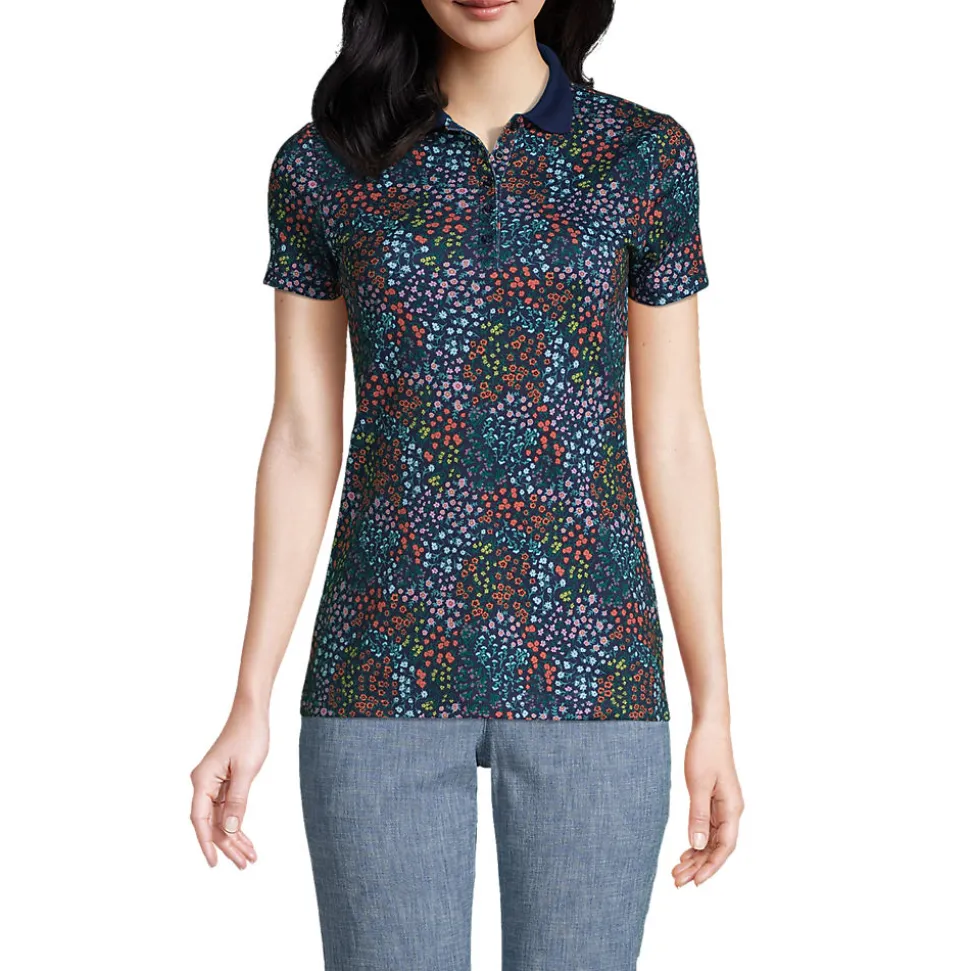 Supima-Poloshirt für Damen