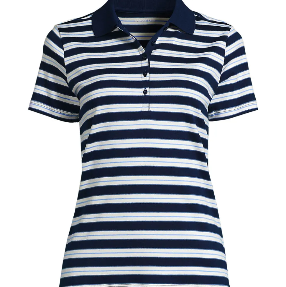 Supima-Poloshirt für Damen