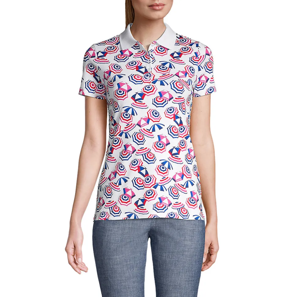 Supima-Poloshirt für Damen
