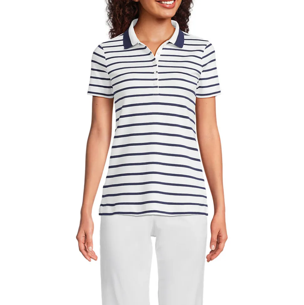 Supima-Poloshirt für Damen