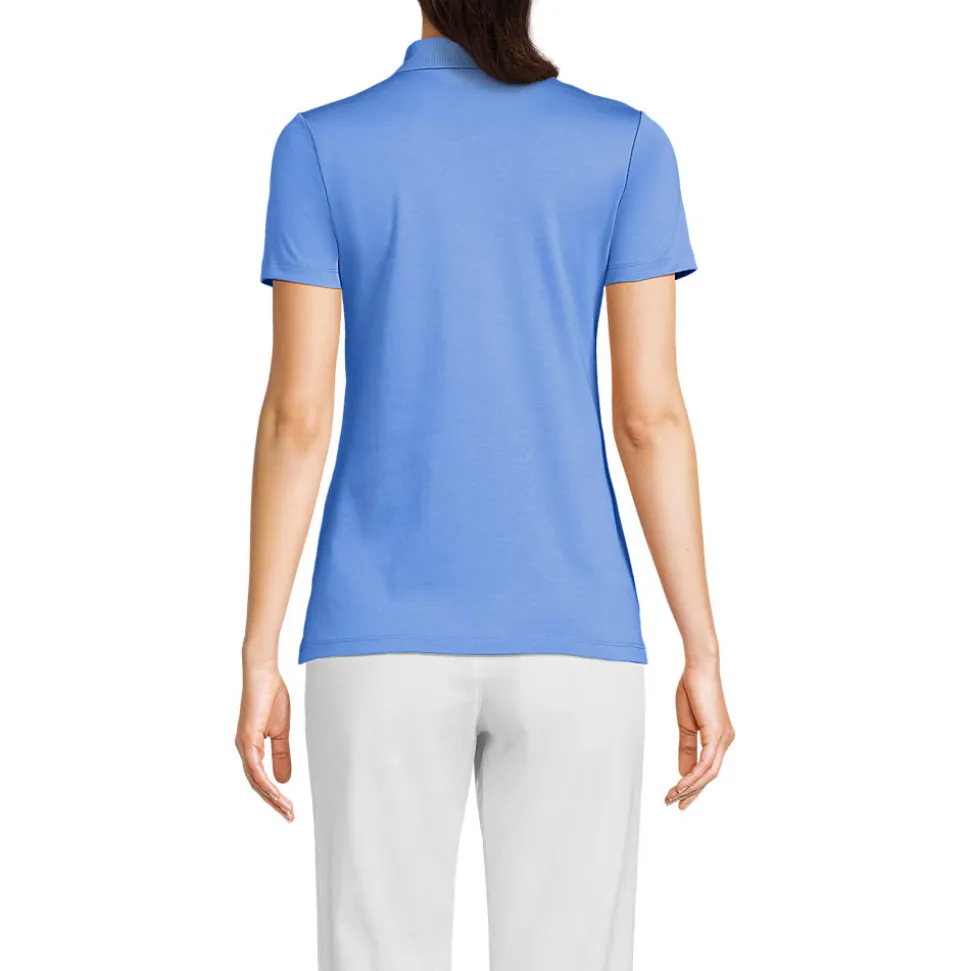 Supima-Poloshirt für Damen