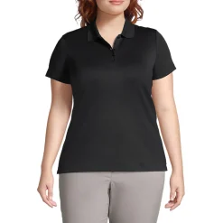Supima-Poloshirt für Damen in Plus-Größe