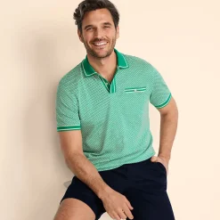 Supima Poloshirt mit Brusttasche für Herren