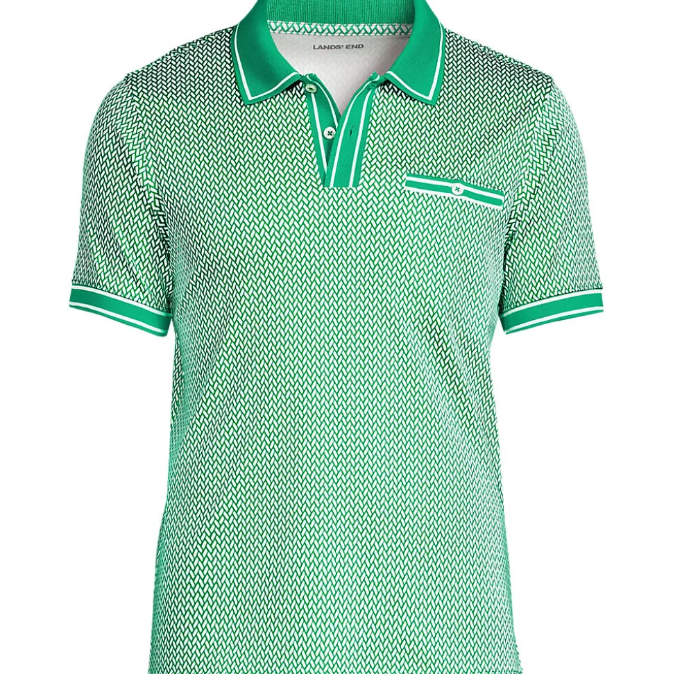 Supima Poloshirt mit Brusttasche für Herren