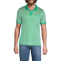 Supima Poloshirt mit Brusttasche für Herren