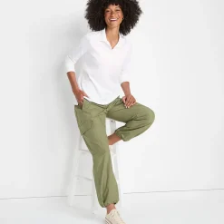 Supima-Poloshirt mit langen Ärmeln für Damen