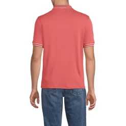 Supima-Poloshirt mit Streifendetails für Herren