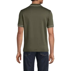 Supima-Poloshirt mit Streifendetails für Herren