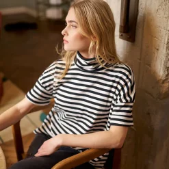 Supima Rollkragenshirt für Damen