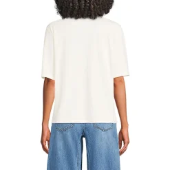Supima Rundhalsshirt für Damen