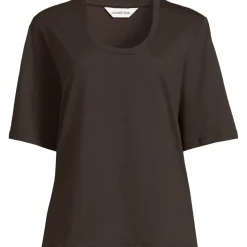 Supima Rundhalsshirt für Damen