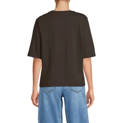 Supima Rundhalsshirt für Damen