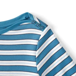 Supima-Shirt aus Baumwolle mit U-Boot-Ausschnitt für Damen