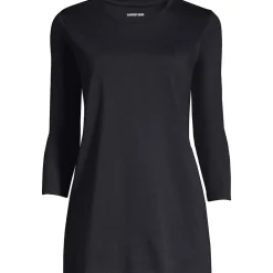 Supima-Shirt mit 3/4-Ärmeln für Damen