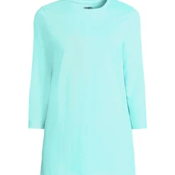Supima-Shirt mit 3/4-Ärmeln für Damen