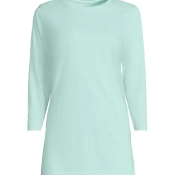 Supima-Shirt mit 3/4-Ärmeln für Damen