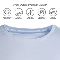 Supima-Shirt mit 3/4-Ärmeln für Damen