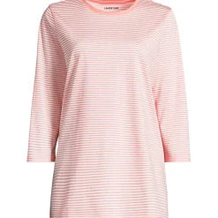 Supima-Shirt mit 3/4-Ärmeln für Damen