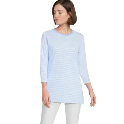 Supima-Shirt mit 3/4-Ärmeln für Damen