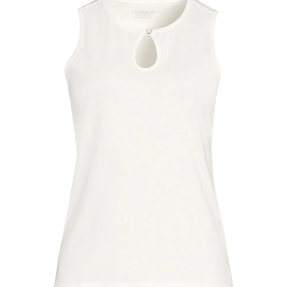 Supima-Top mit Keyhole-Ausschnitt für Damen