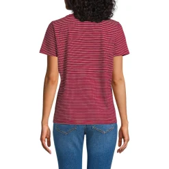 Supima T-Shirt mit Rundhalsausschnitt für Damen