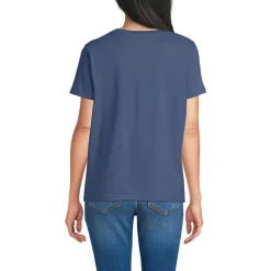 Supima T-Shirt mit Rundhalsausschnitt für Damen