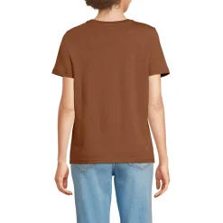 Supima T-Shirt mit Rundhalsausschnitt für Damen