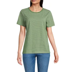 Supima T-Shirt mit Rundhalsausschnitt für Damen
