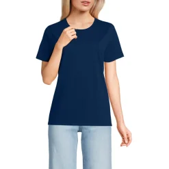 Supima T-Shirt mit Rundhalsausschnitt für Damen