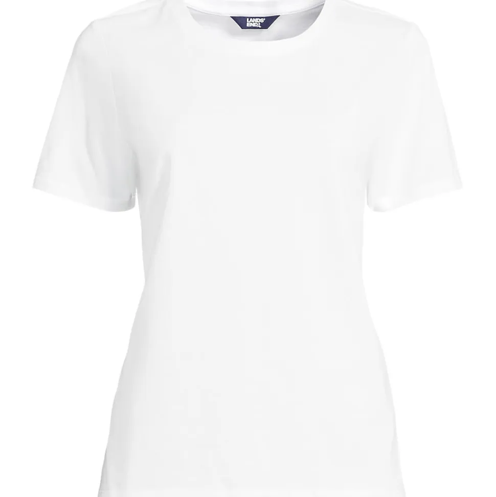 Supima T-Shirt mit Rundhalsausschnitt für Damen