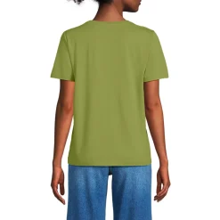 Supima T-Shirt mit Rundhalsausschnitt für Damen