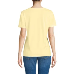 Supima T-Shirt mit Rundhalsausschnitt für Damen