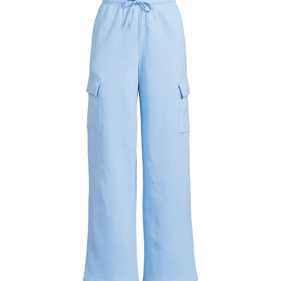 Sweat-Cargohose mit weitem Bein SERIOUS SWEATS für Damen