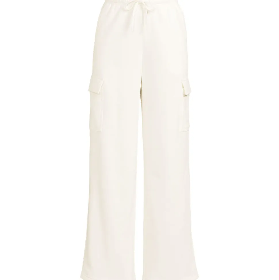 Sweat-Cargohose mit weitem Bein SERIOUS SWEATS für Damen