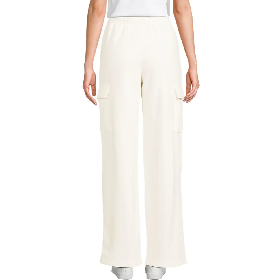 Sweat-Cargohose mit weitem Bein SERIOUS SWEATS für Damen