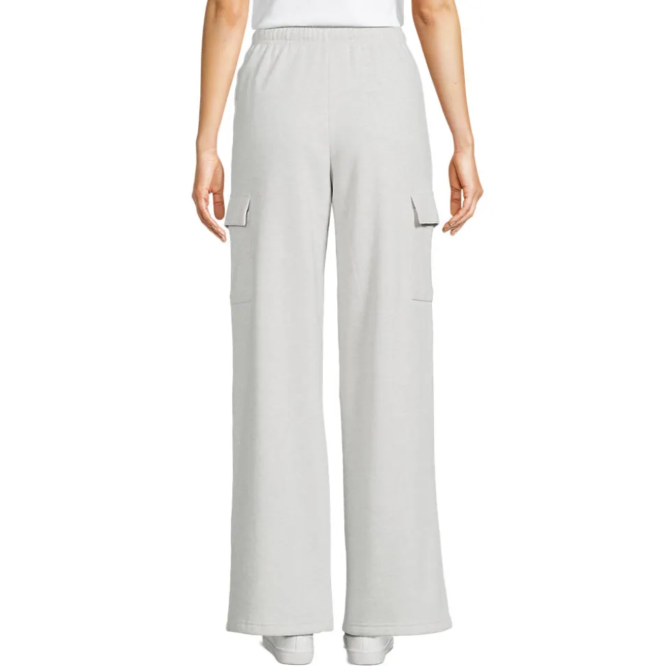 Sweat-Cargohose mit weitem Bein SERIOUS SWEATS für Damen
