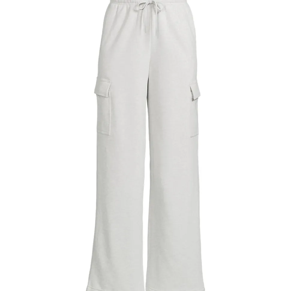 Sweat-Cargohose mit weitem Bein SERIOUS SWEATS für Damen
