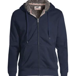 Sweat-Kapuzenjacke mit Teddyfleece-Innenseite für Herren
