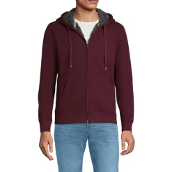Sweat-Kapuzenjacke mit Teddyfleece-Innenseite für Herren