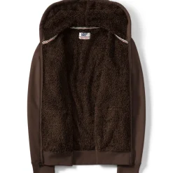 Sweat-Kapuzenjacke mit Teddyfleece-Innenseite für Herren
