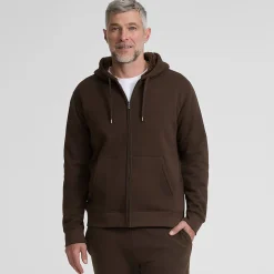 Sweat-Kapuzenjacke mit Teddyfleece-Innenseite für Herren