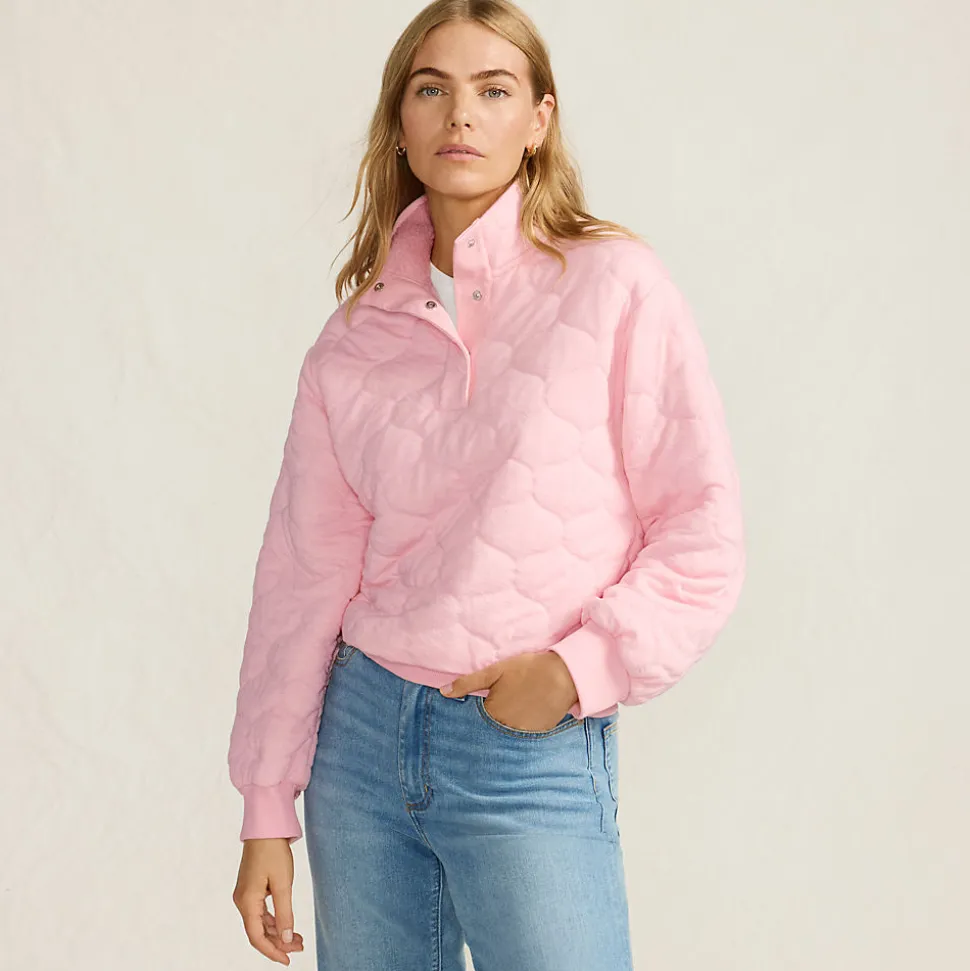 Sweatshirt mit Steppung für Damen