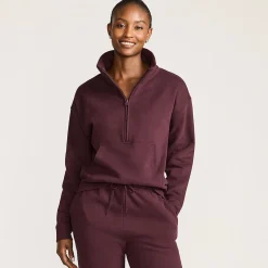 Sweatshirt SERIOUS SWEATS mit Reißverschluss für Damen