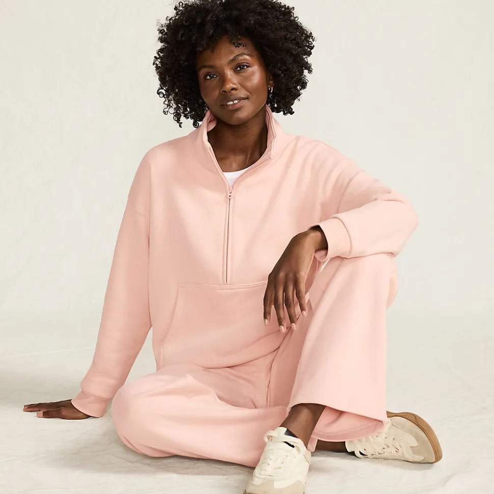 Sweatshirt SERIOUS SWEATS mit Reißverschluss für Damen